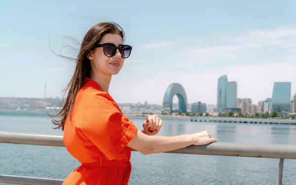 Baku Caspian Sea Boat Tour with City Skyline Views