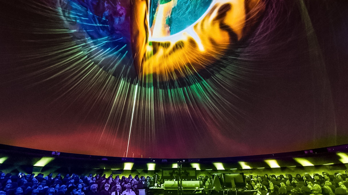 L'interno del Museo americano di storia naturale