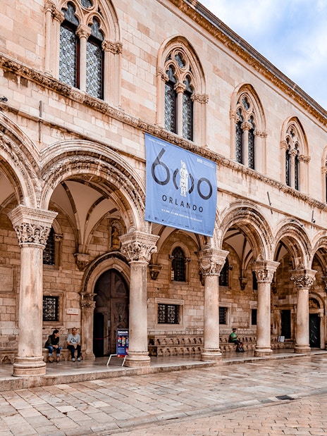 Dubrovnik's Rector's Palace, featured in Game of Thrones, with historical architecture.