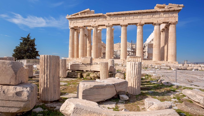 Parthenon in Athens Acropolis