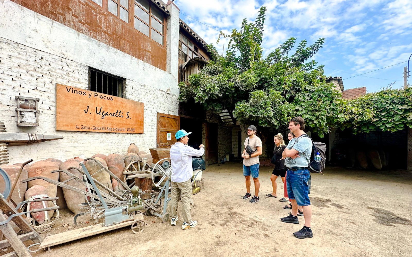 Lima Culinary History and Local Markets Food Tour with Vineyard Visit Image 2