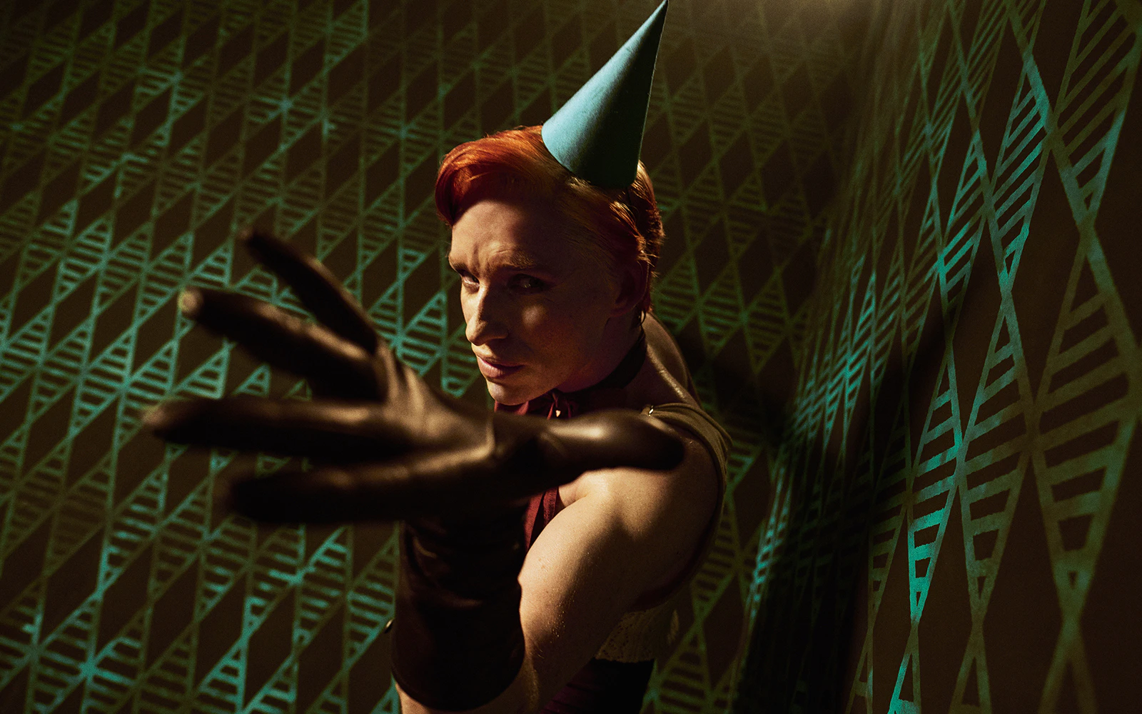 Eddie Redmayne as The Emcee in Cabaret on Broadway