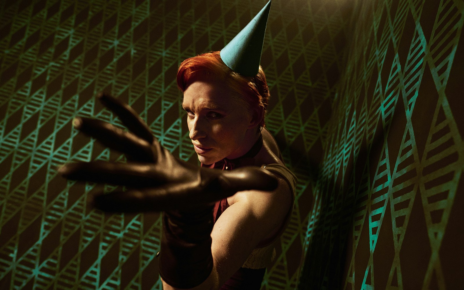 Eddie Redmayne as The Emcee in Cabaret on Broadway