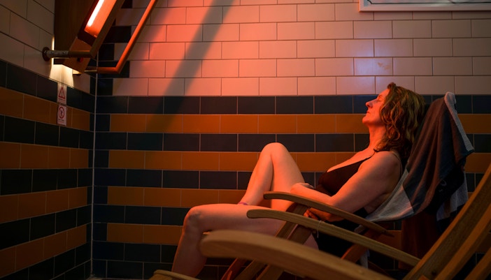Infrared Sauna at Krauma Geothermal Baths