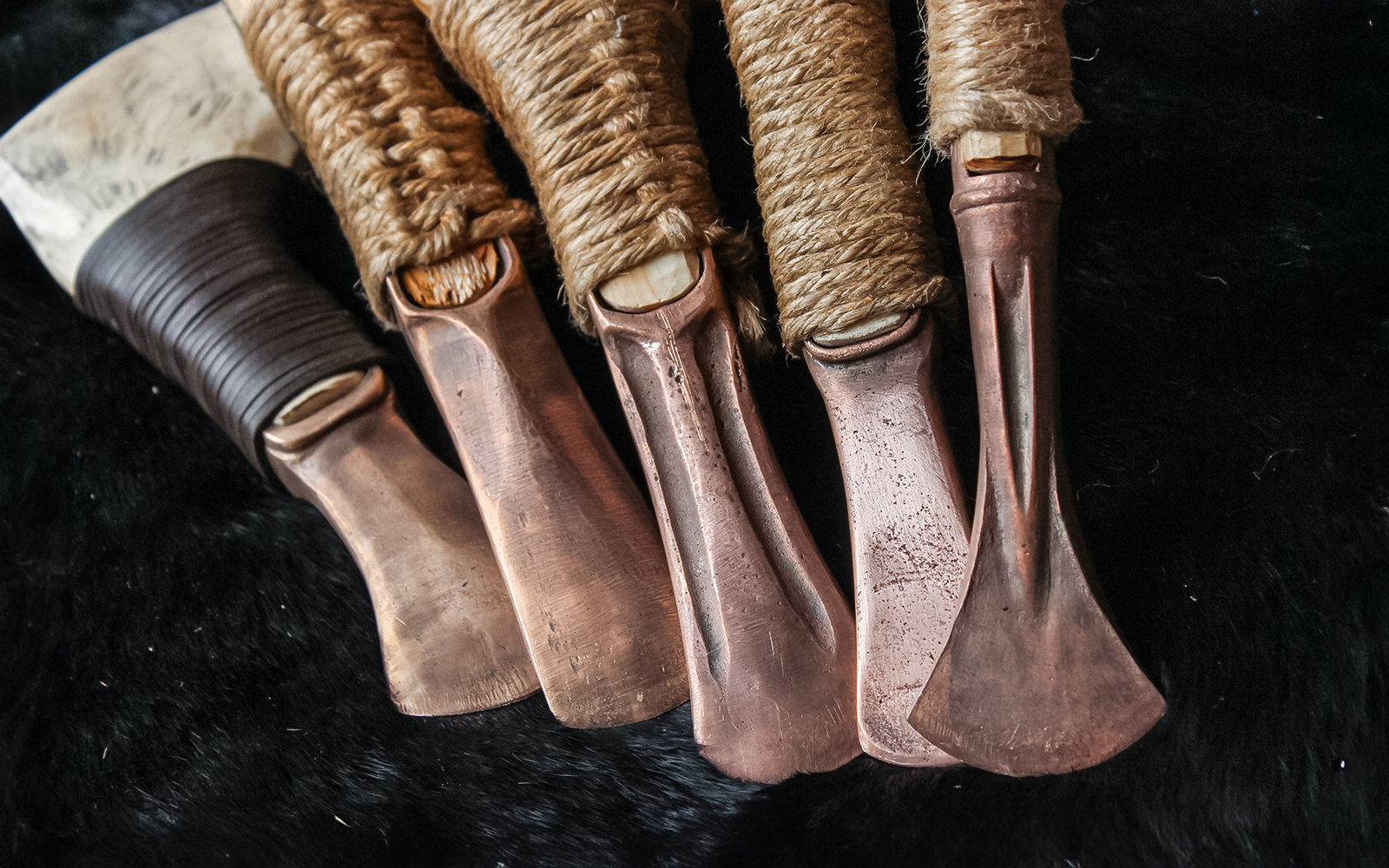 prehistoric weapons at neues museum