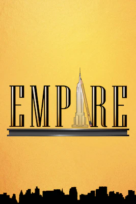 Empire: The Musical stage performance with actors in 1920s costumes, New York City backdrop.