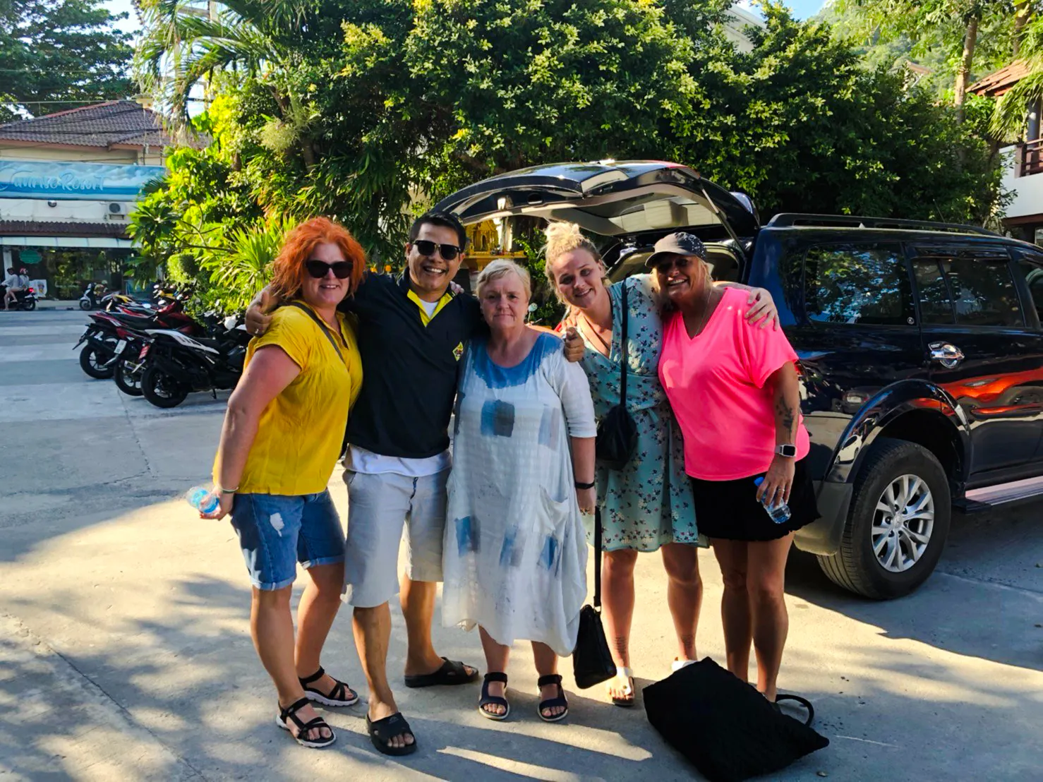 passeio pelos destaques do tour da ilha de koh phangan em carro particular com mergulho com snorkel-1