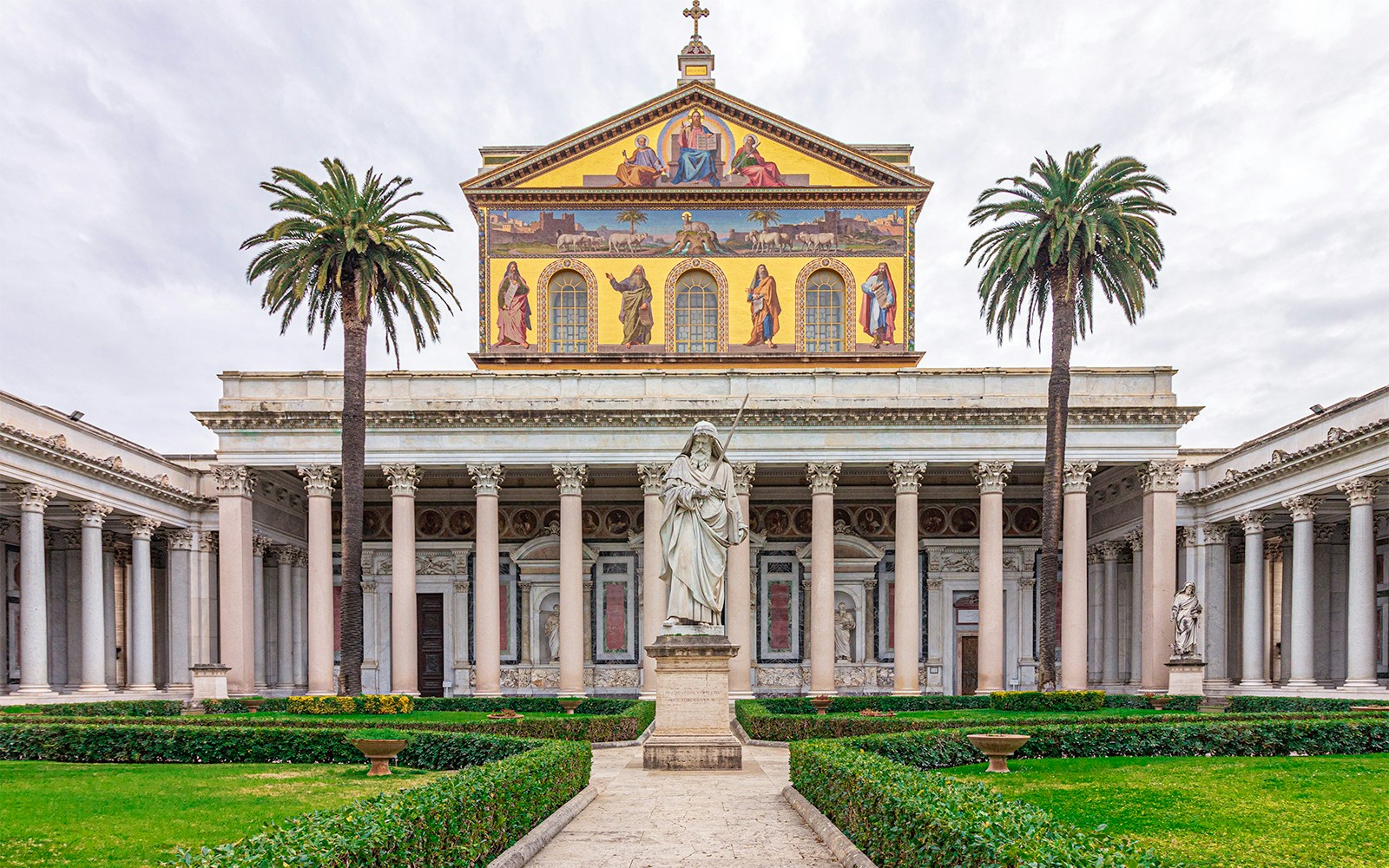 Basilica of St. Paul Outside the Walls Colonnaded Atrium