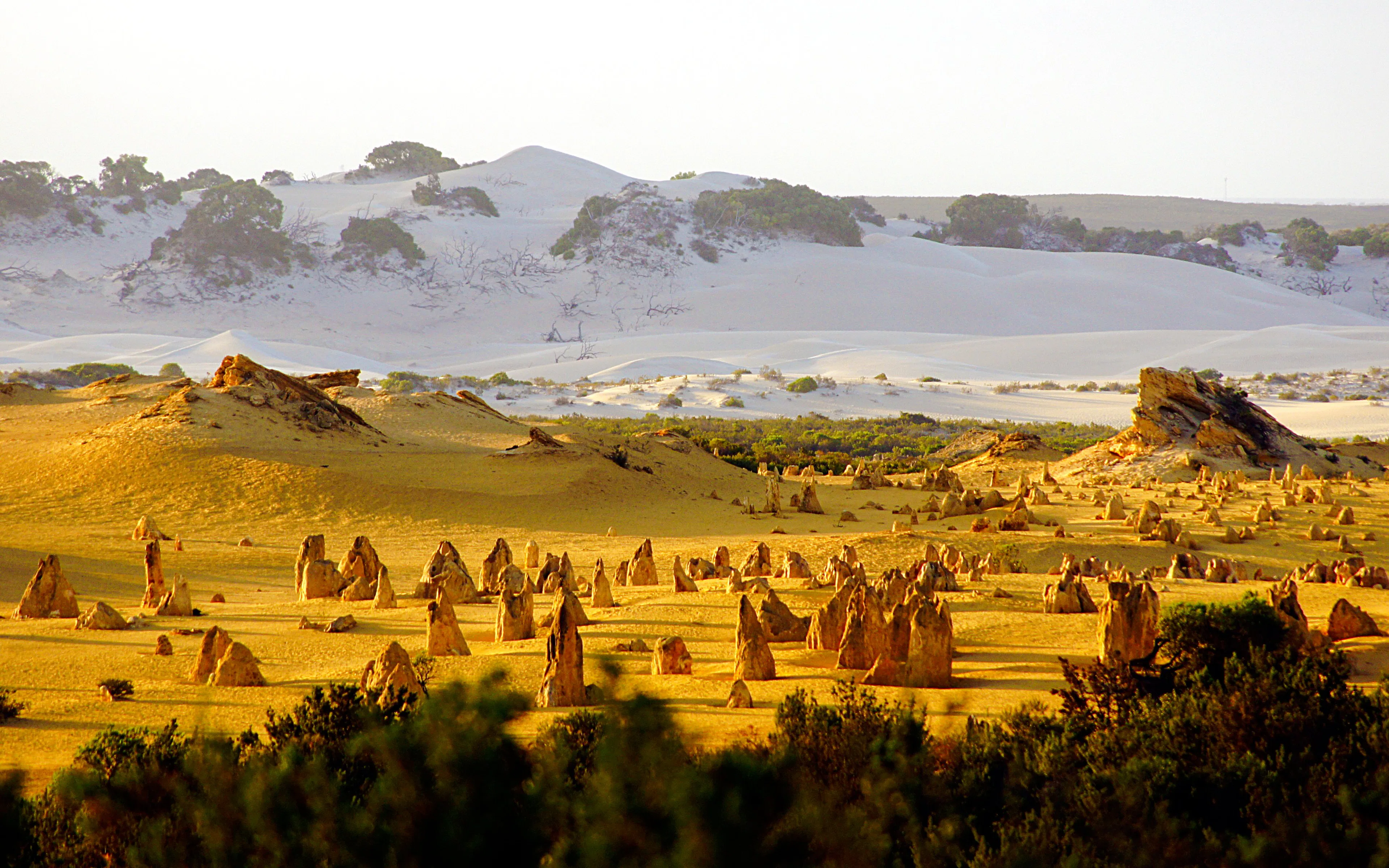 Unique limestone formations