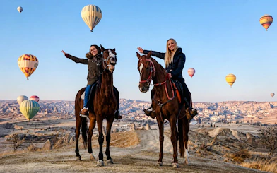 Cappadocia Sunset Horseback Ride with Hotel Pickup