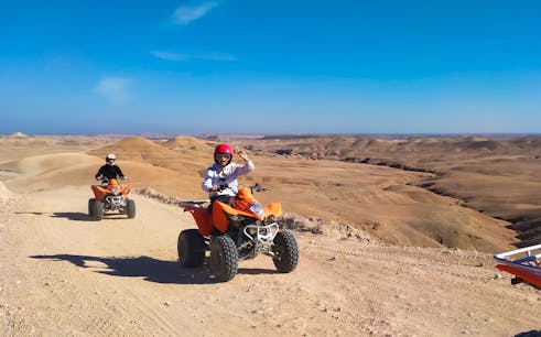 Guided Quad Biking Tour in Agafay Desert