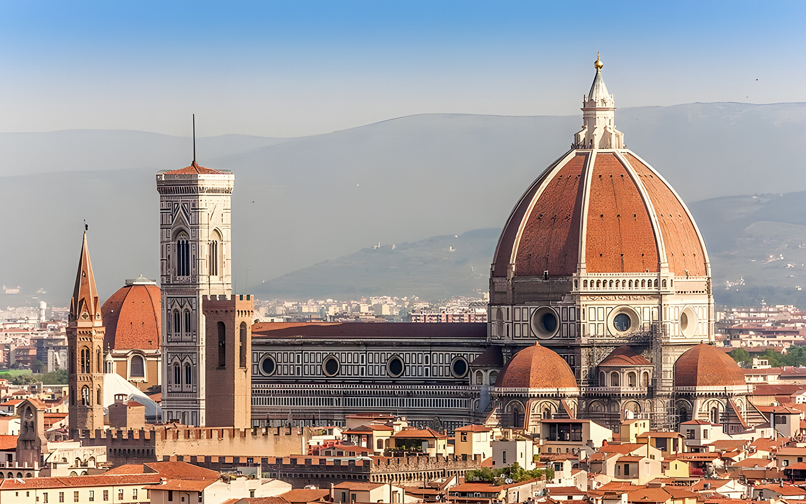 Florence Cathedral with Brunelleschi's Dome and Giotto's Campanile in view.