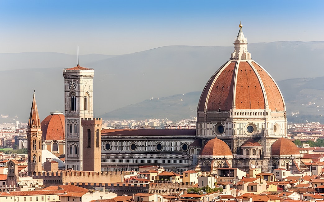 Florence Cathedral with Brunelleschi's Dome and Giotto's Campanile in view.
