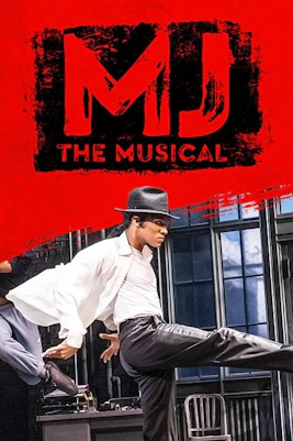 Performer dancing in MJ The Musical on Broadway stage