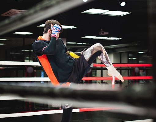 A Muay Thai fighter practising - Things To Do in Phi Phi Island