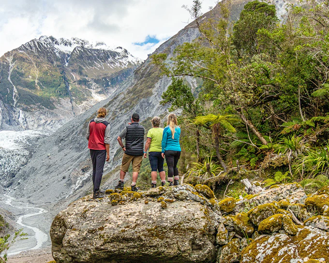 Guided E-Bike & Hiking Fox Glacier Valley Tour