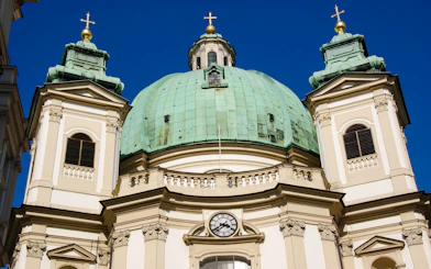 St. Peter's Church dome in Vienna on the Old Town Walking Tour.
