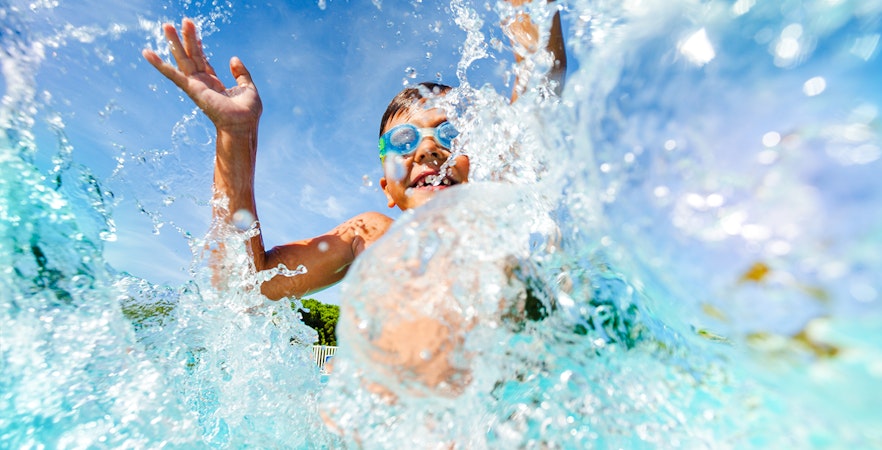 Ultimate thrill at the Wild River pool!