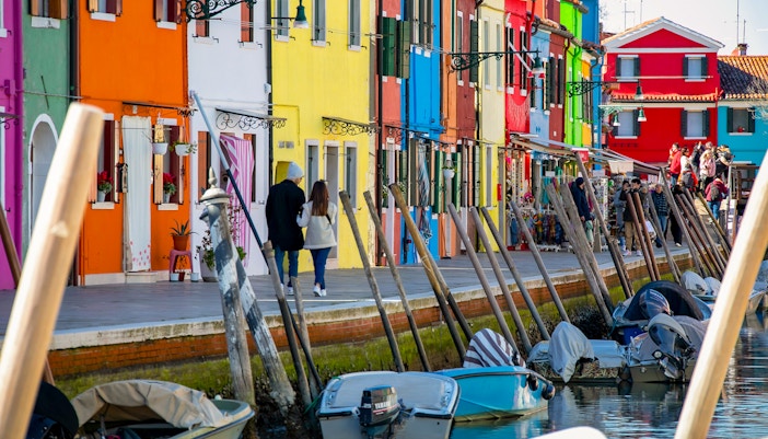 colorful houses on Burano Island