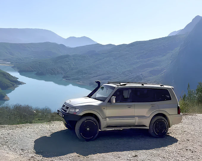 From Tirana/Durres/Golem Bovilla Lake & Gamti Mountain Hiking Off-Road Trip by 4X4 Jeep
