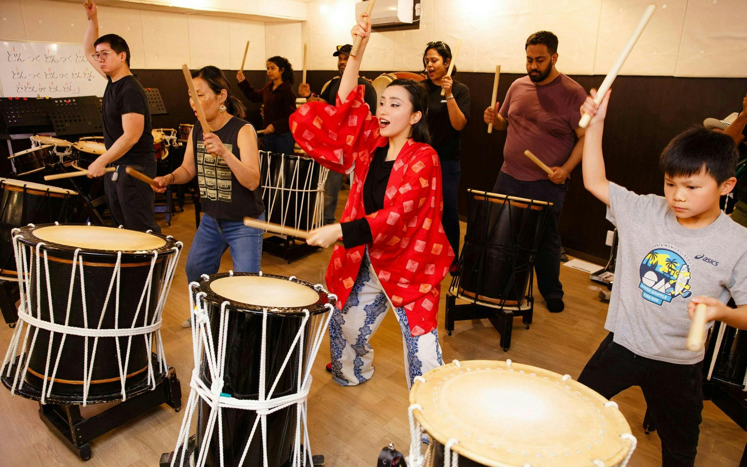 atelier de taiko à tokyo avec un maître instructeur et vidéo de spectacle-4