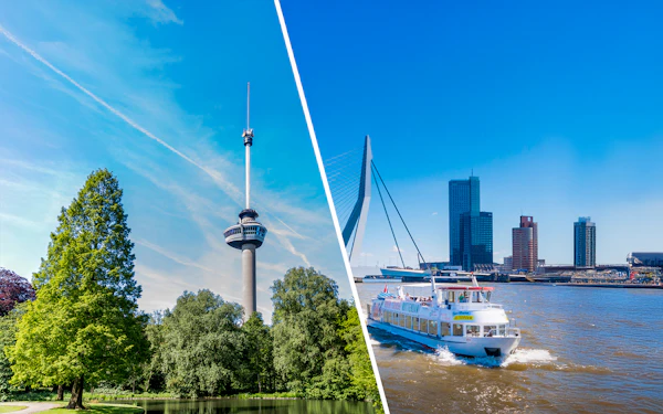Combo: Euromast Tickets + 75-Min Rotterdam Harbor Cruise