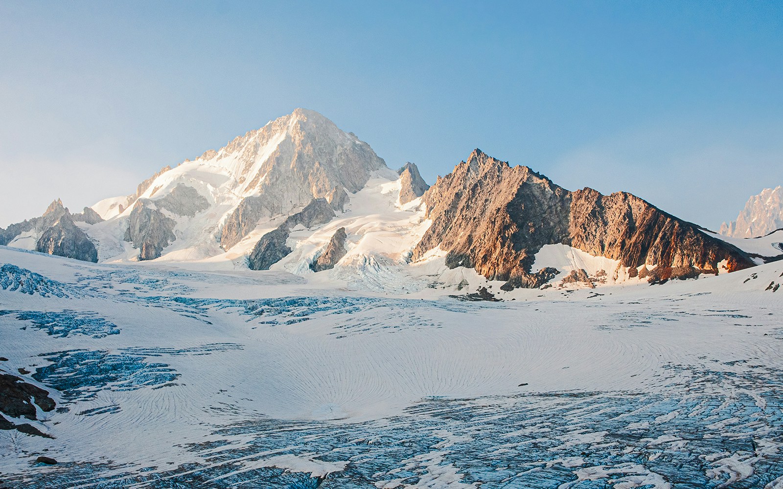 Glacier du tour, Matin, Bis