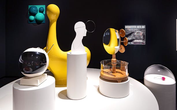 Installation view of Everyday, Someday and Other Stories exhibits at Stedelijk Museum.