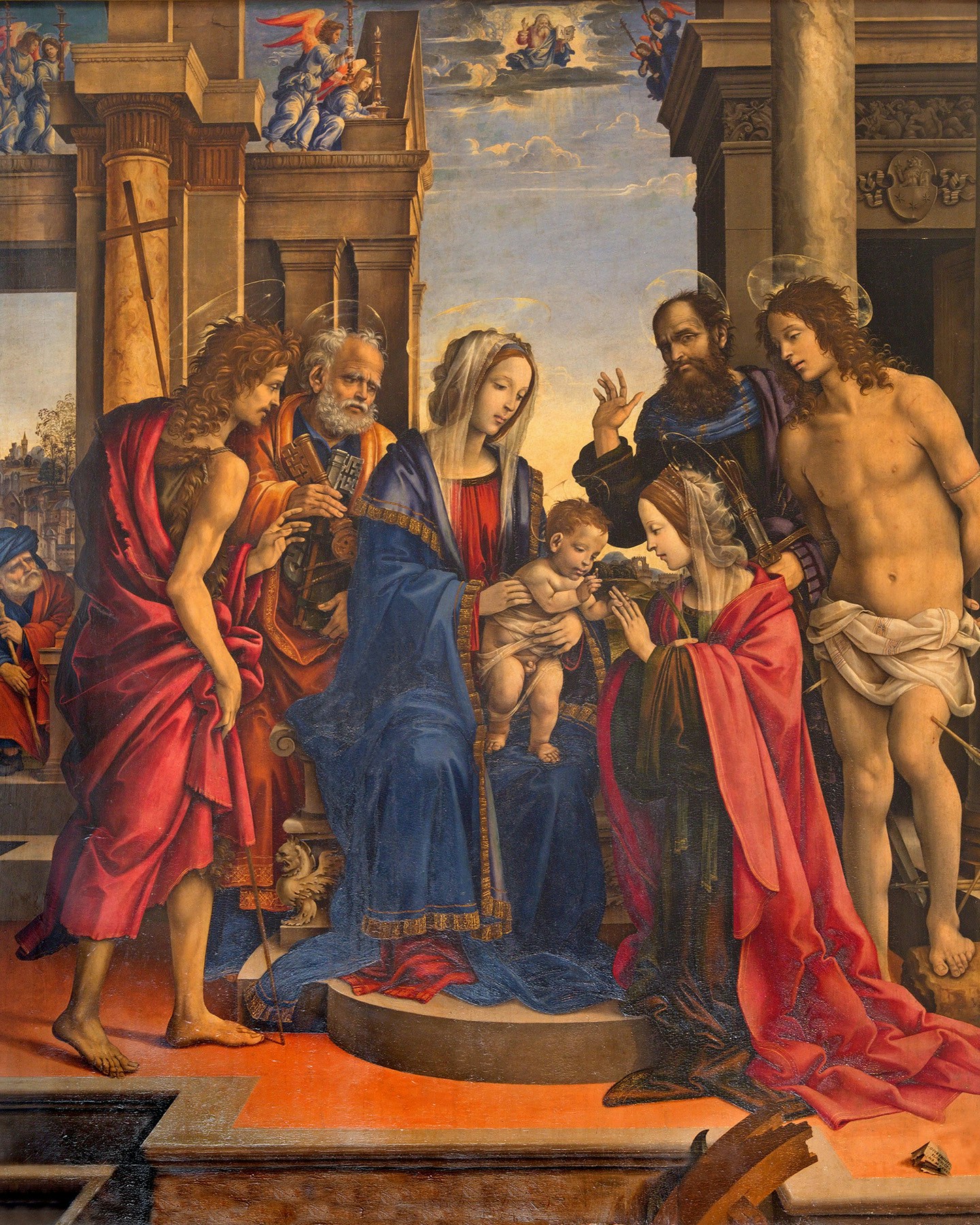 depiction of virgin mary