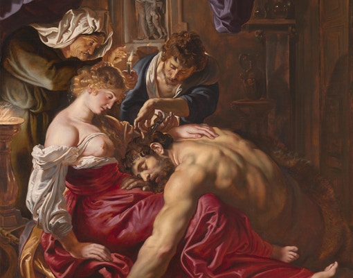 Samson and Delilah painting by Peter Paul Rubens