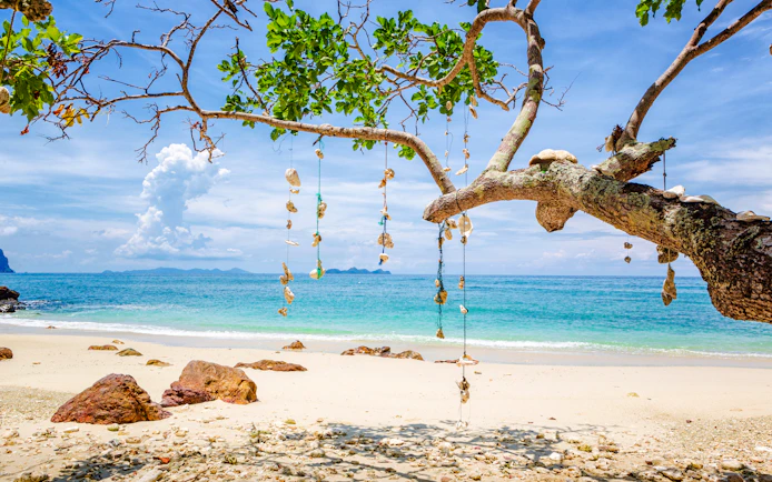 From Koh Lanta: 4 Islands Longtail Boat Tour with Emerald Cave