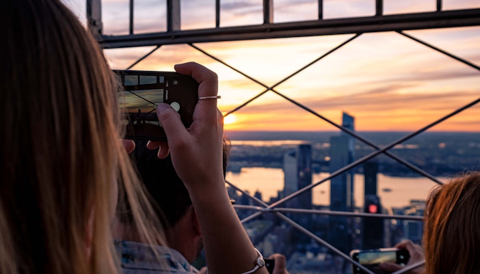 Empire State Building sunset