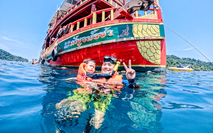 Koh Chang 3 or 4-Island Big Boat Snorkeling Tour with Lunch