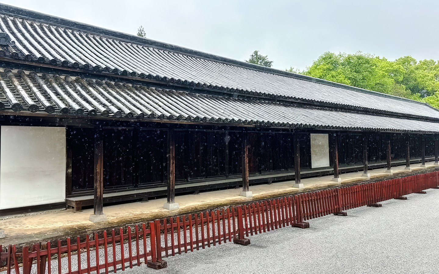 Traditional Japanese building at Tokyo's Imperial Palace during Shogun Walking Tour.