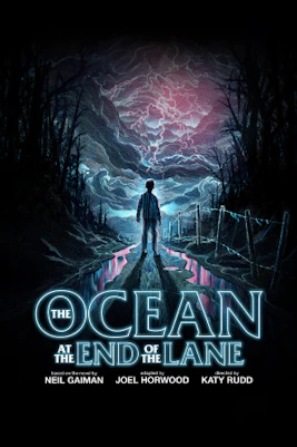 Theater stage set for "The Ocean at the End of the Lane" in London.