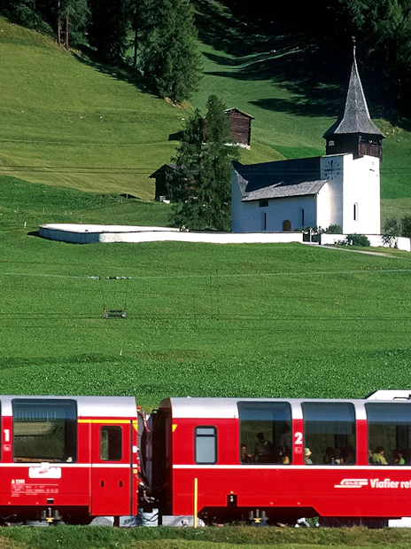 Red Train Tickets Bernina Red Train Tickets: Chur–St. Moritz–Tirano Route