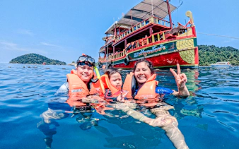 koh chang 3 or 4-island big boat snorkeling tour with lunch-4
