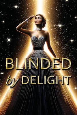 Performer in elegant gown under spotlight for BLINDED by DELIGHT Grand Show Berlin.