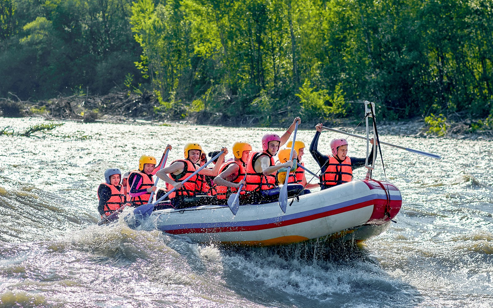 Whitewater rafting in Thailand