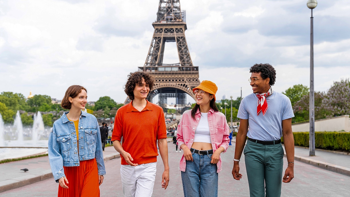 Walking to Basilica of Saint-Denis