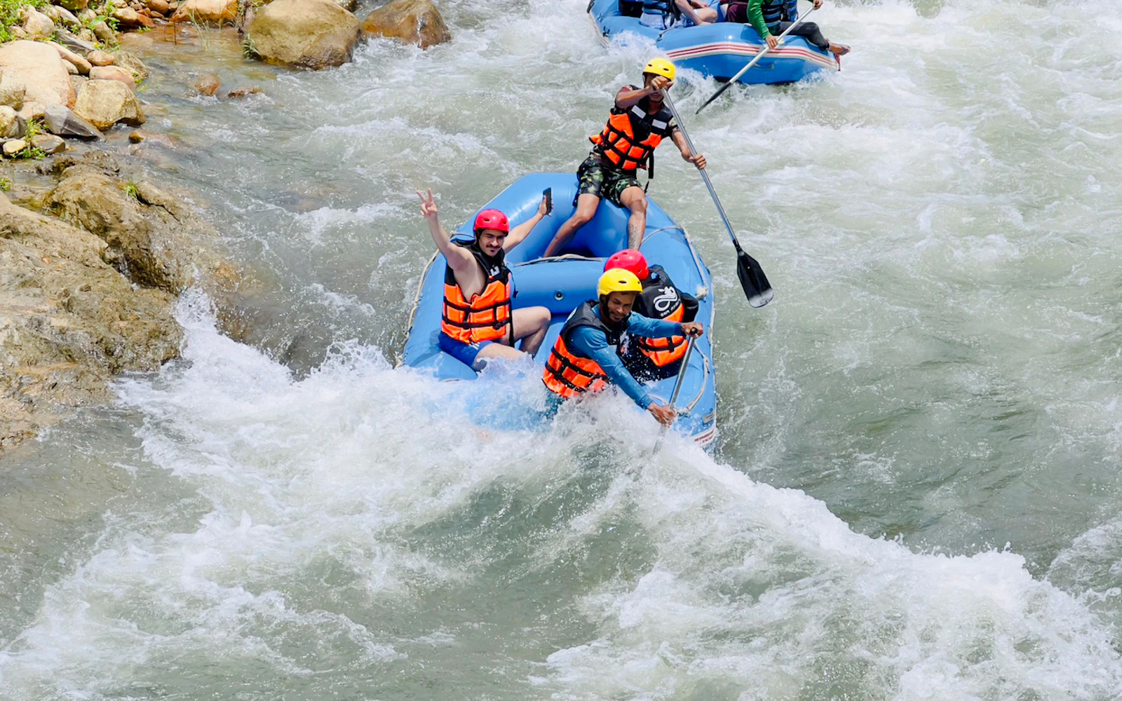 From Krabi: Whitewater Rafting 5 km with Monkey Cave Visit (Product 53623)