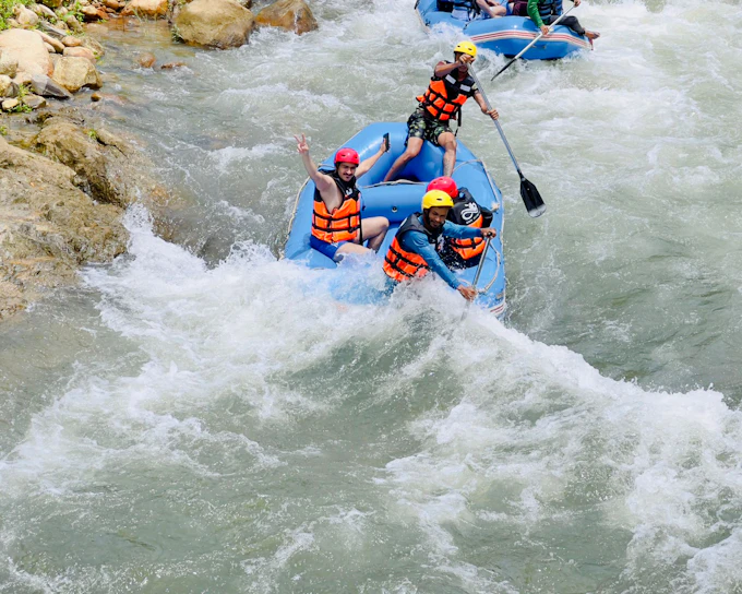 From Krabi: Whitewater Rafting 5 km with Monkey Cave Visit (Product 53623)