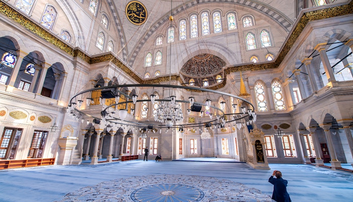 Prayer Hall at the Blue Mosque