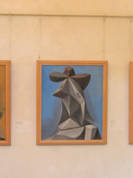 Paintings by Picasso displayed at the Picasso Museum, Paris, France.