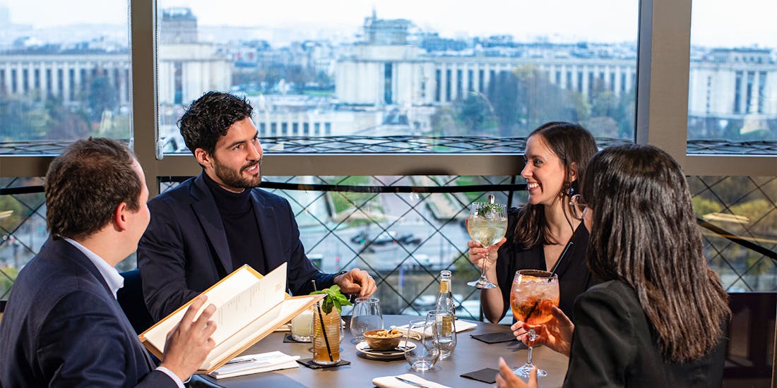 Eiffel Tower breakfast