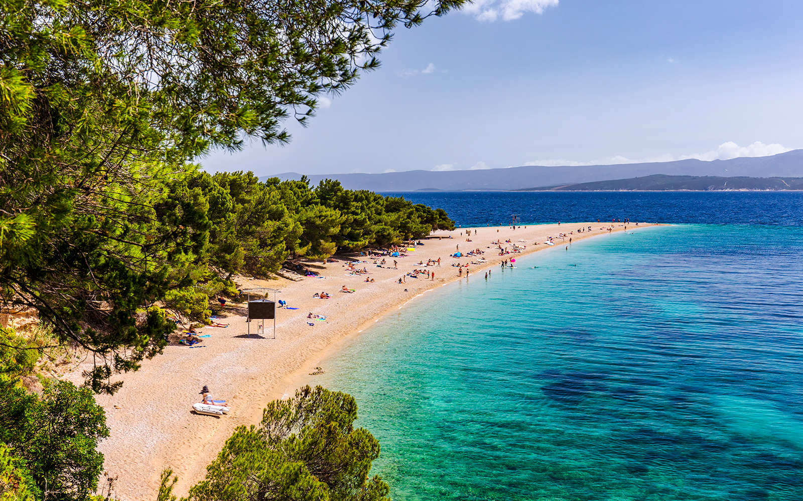 Bol & Zlatni Rat Strand (øen Brač)