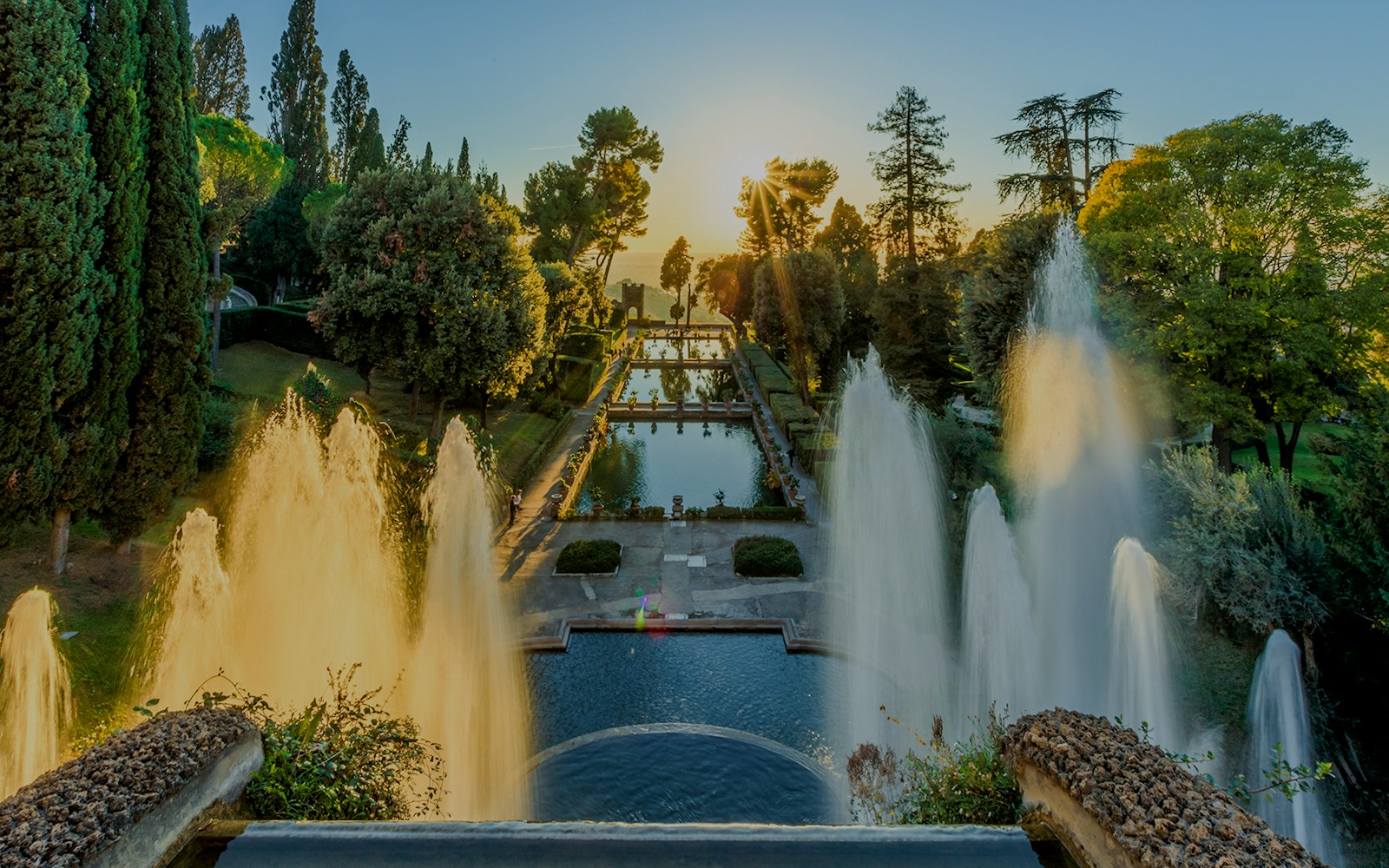 Salon Of The Fountain at Villa d'Este