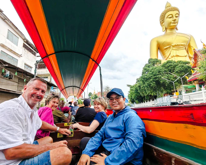 Bangkok Thonburi Canals Long-Tail Boat and Tuk Tuk Small-Group Guided Tour