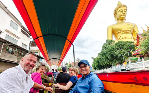 tour guidato per gruppi piccoli a bangkok, nei canali di thonburi, con barca a coda lunga e tuk-tuk-1