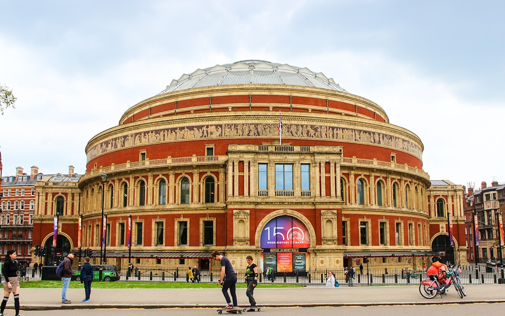 Royal Albert Hall exterior in London, featured in the London Explorer Pass attractions.